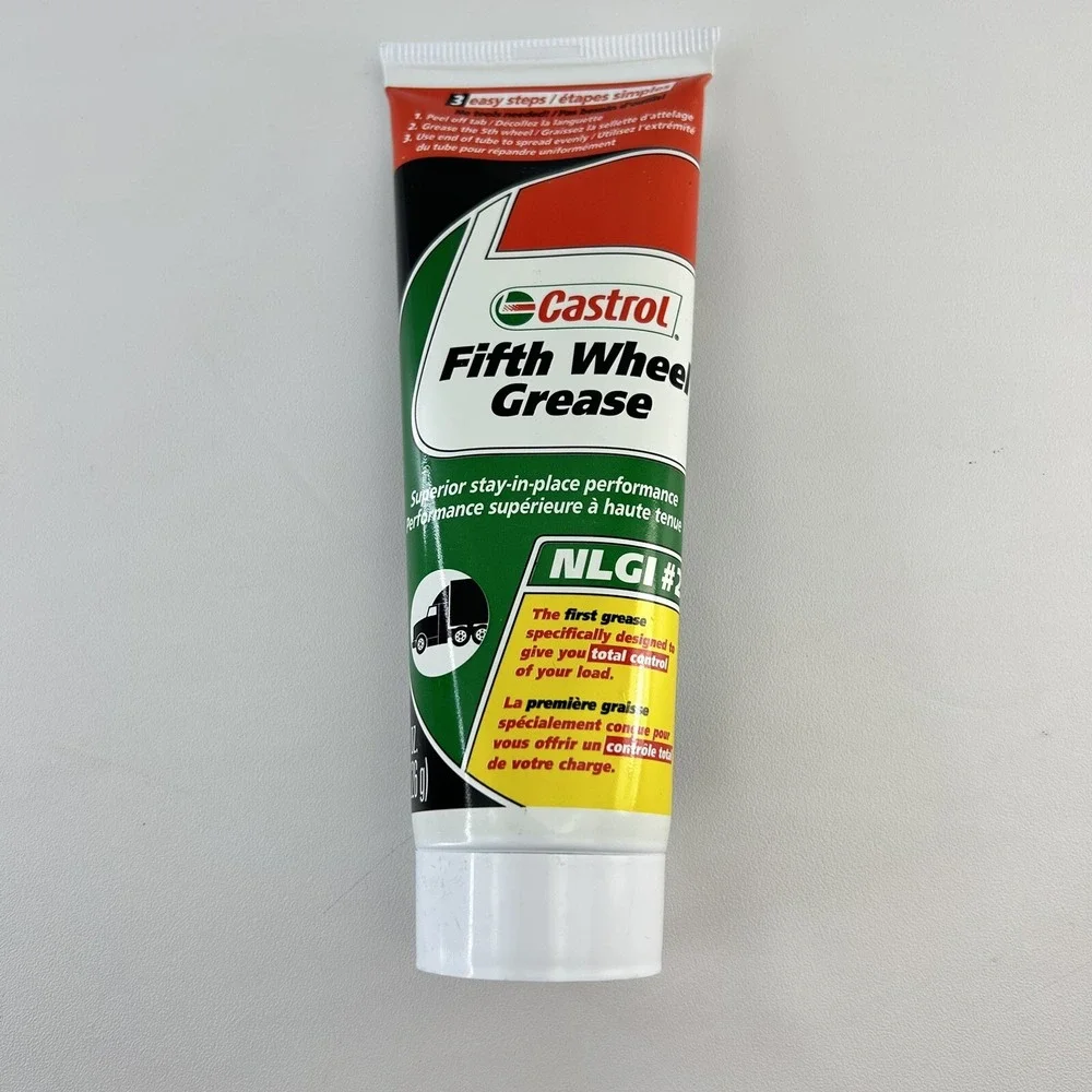 1 x Castrol 5th Wheel Grease NLGI #2 Camper Semi-Truck Goose Neck Trailer 8 oz